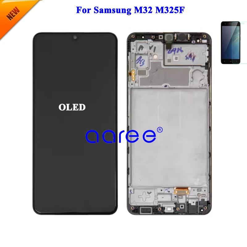 AMOLED OLED LCD Screen For Samsung M32 LCD display For Samsung M32 M325F LCD Screen Touch Digitizer Assembly