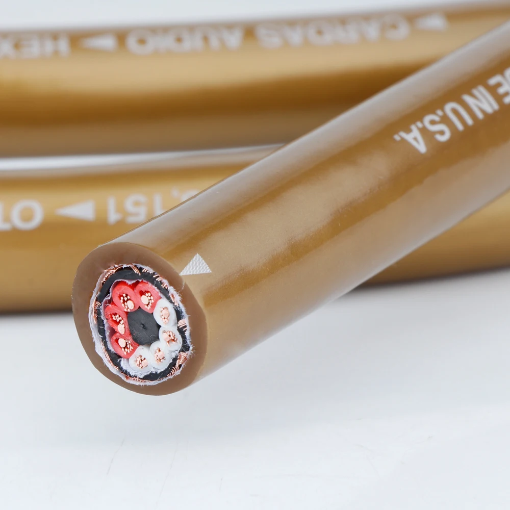 Cardas HLink Series Gold ห้า OCC Copper Audio HiFi ลำโพงสาย DIY สายลำโพง