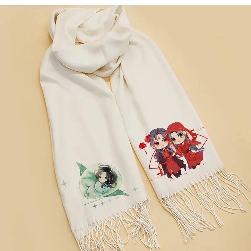 Anime Scum méchant système d'auto-économie écharpe Shen Qingqiu Luo Binghe Cosplay femmes hommes chaud dessin animé écharpe vêtements accessoires