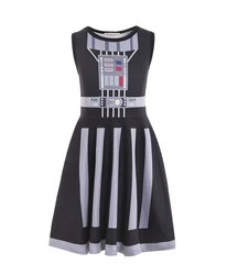 Darth Vader Inspired Skater Dress Darth Vader Character Inspired Dress Cosplay dress