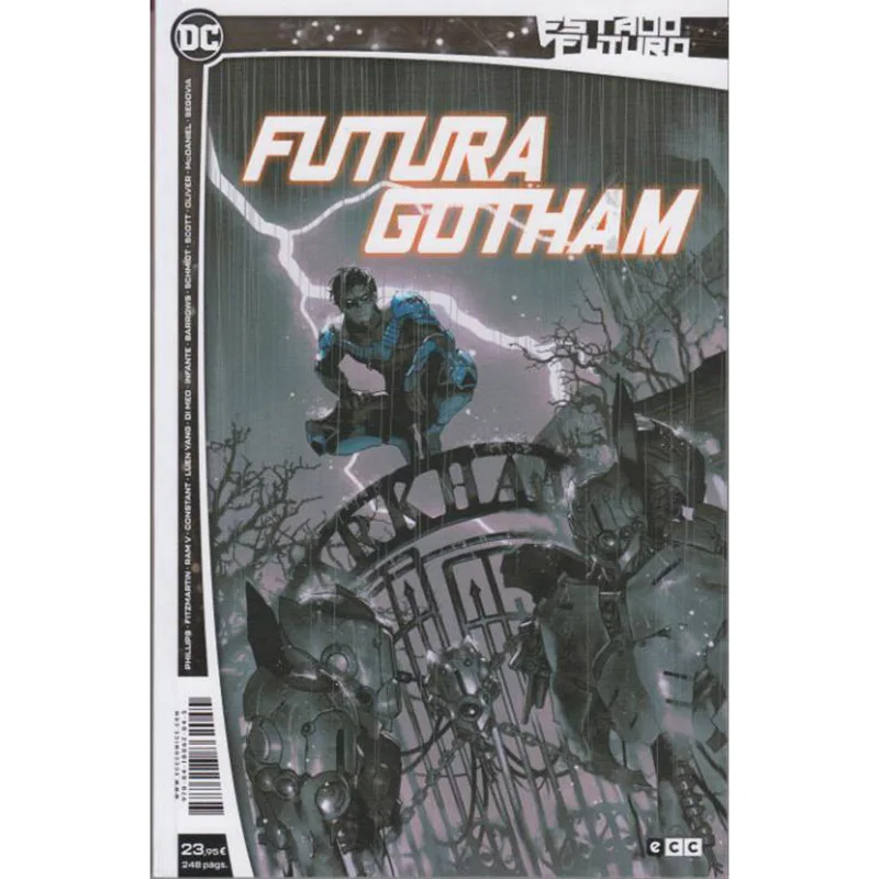 DC COMICS, future state GOTHAM ,ED. ECC, author VV AA, COMIC BOOK in Spanish, TEBEO, novel GRAFICA, EDITORIAL event