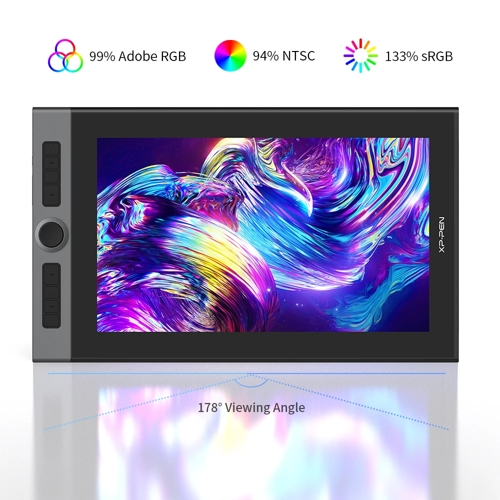 Imagem -04 - Xppen-artist Pro 16 Tablet Gráfico Monitor com x3 Smart Chip Pen Tablet Drawing Monitor 156 Polegadas 133 Rgb para Windows e Mac