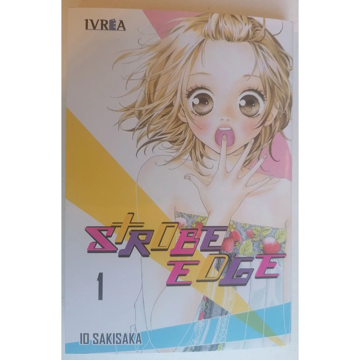 MANGA SHOJO, STROBE EDGE No. 1, year 2021, ED. IVREA, author IO SAKISAKA , COMIC in Spanish, TBEO