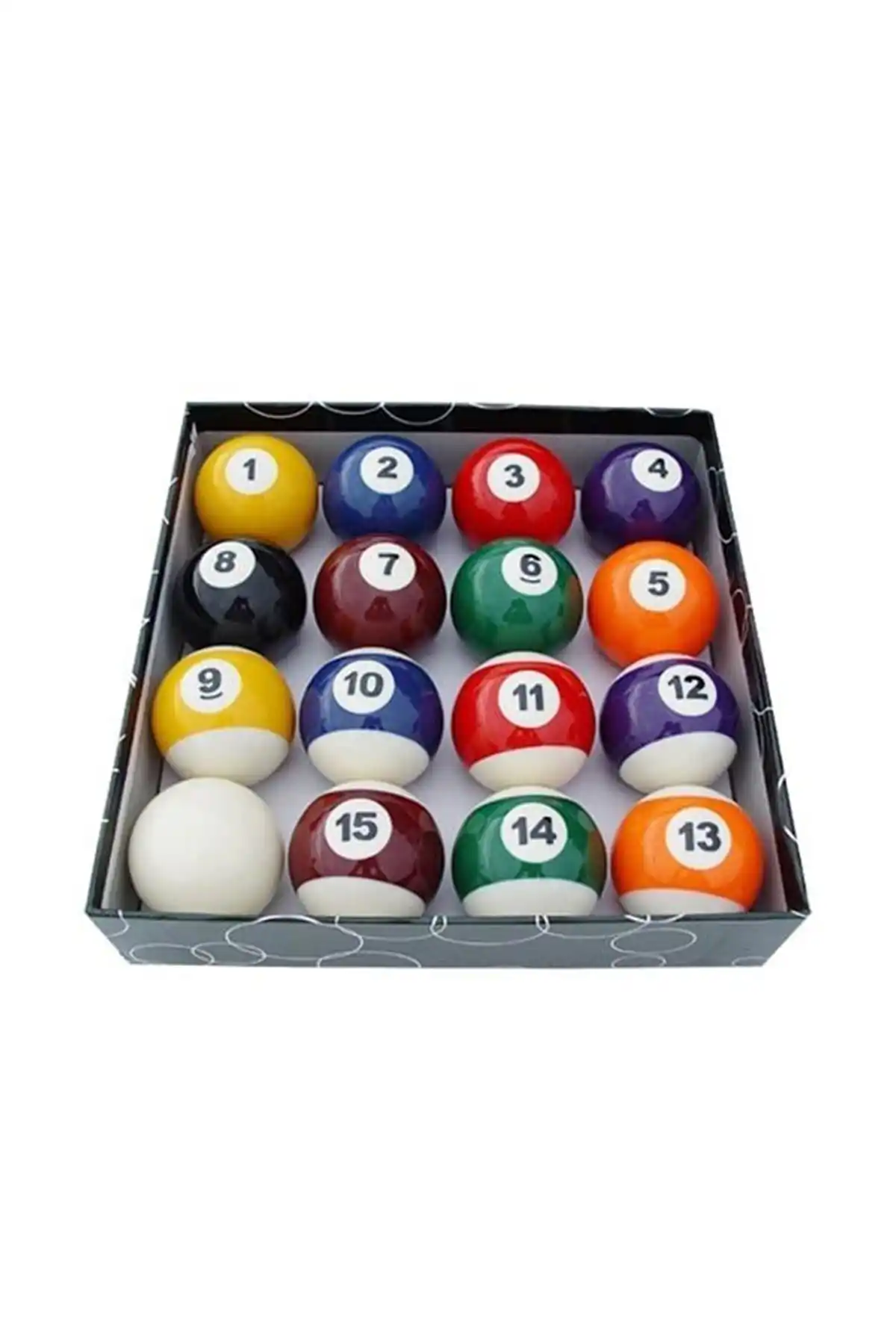 57.25 Resin Billiards Pool Balls 16pcs Full Set Pool Table Balls High Quality Nine Ball Cue Balls