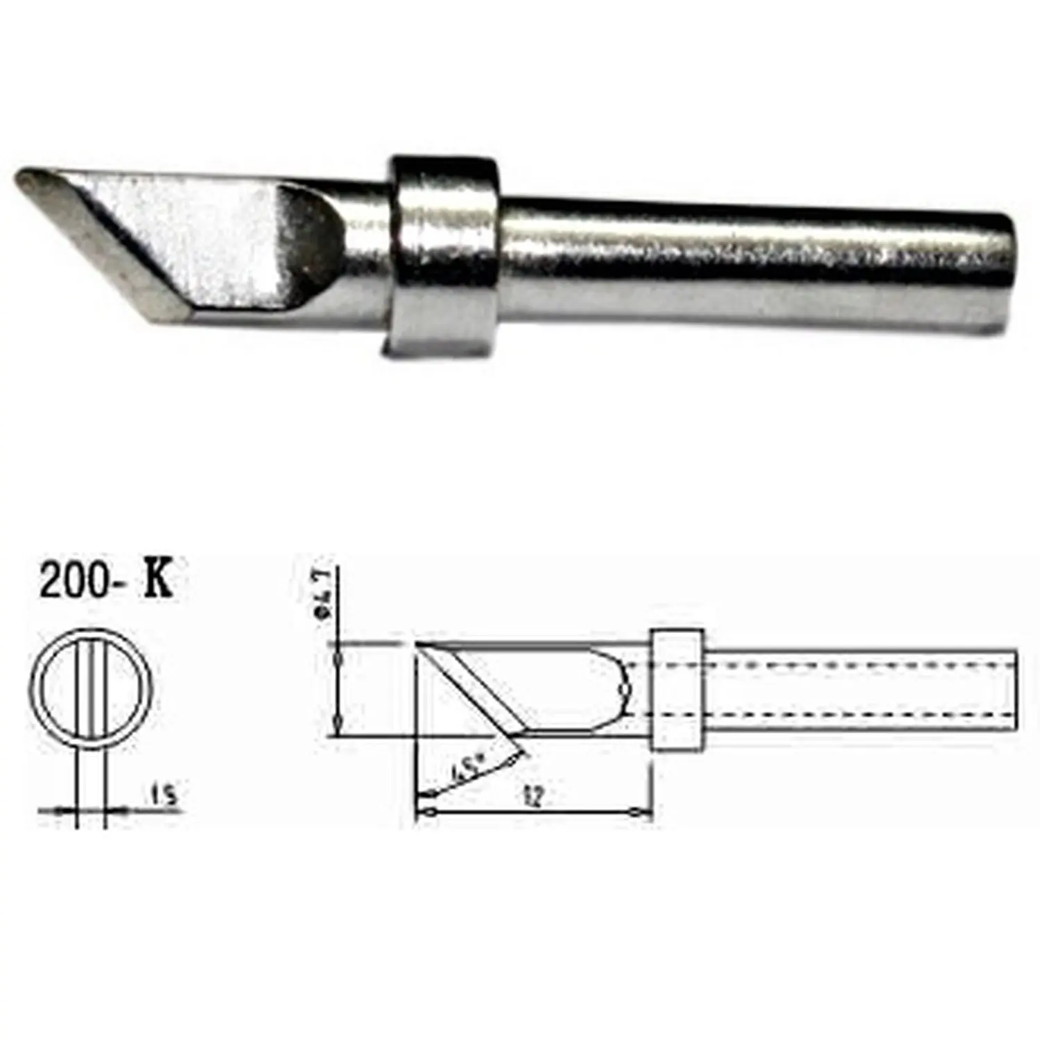 Mlink S4 MOD 200-K replacement soldering iron tip