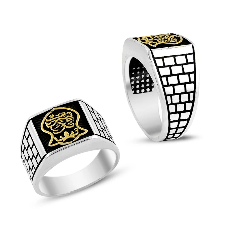 925 Silver Historical Design Khalif Ring for Men