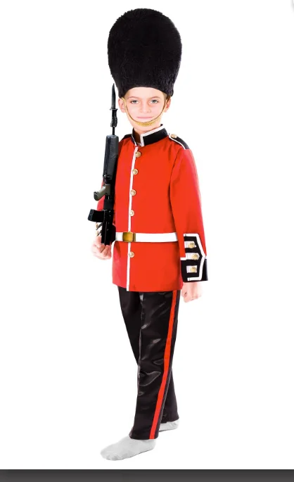 British Guard Soldier Costume Child KıyafetiAvrupa British royal guard costume adult child kraliçe'nin guard costume Up p