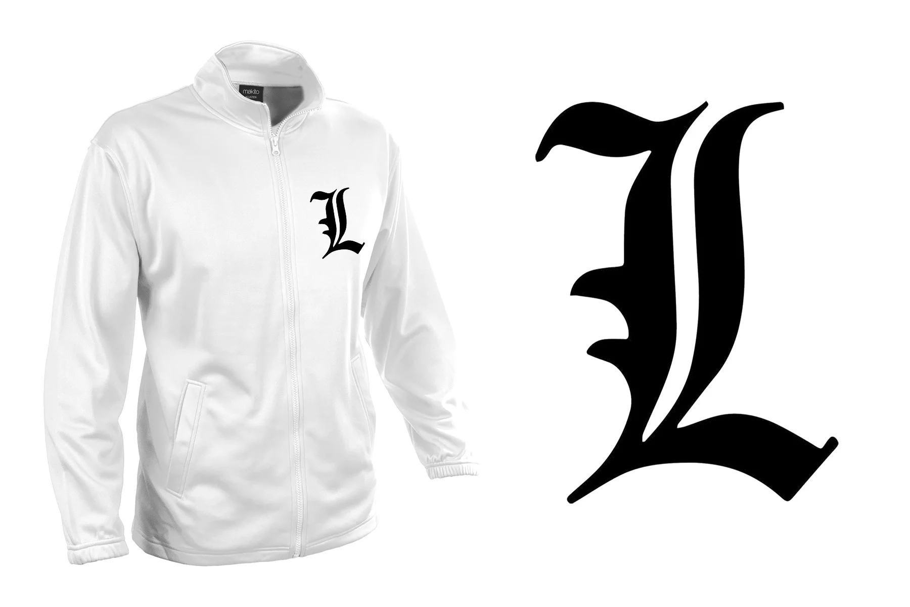 Jacket TECNICA 1 DRAWING LOGO DEATH NOTE LAWLIET jacket