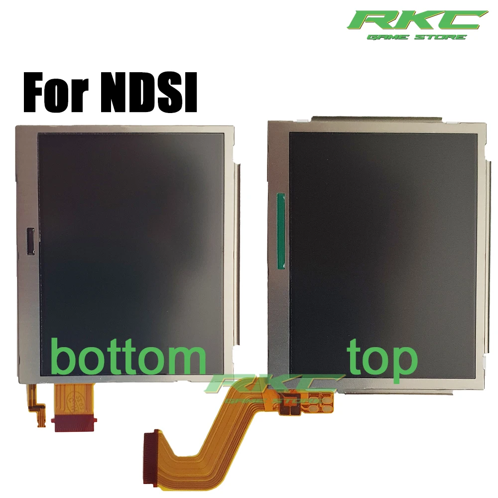 RKC Best QualityNew Top Upper + Bottom LCD Display Screen Replacement Fix Part For Nintendo DSi NDSi Repair Parts