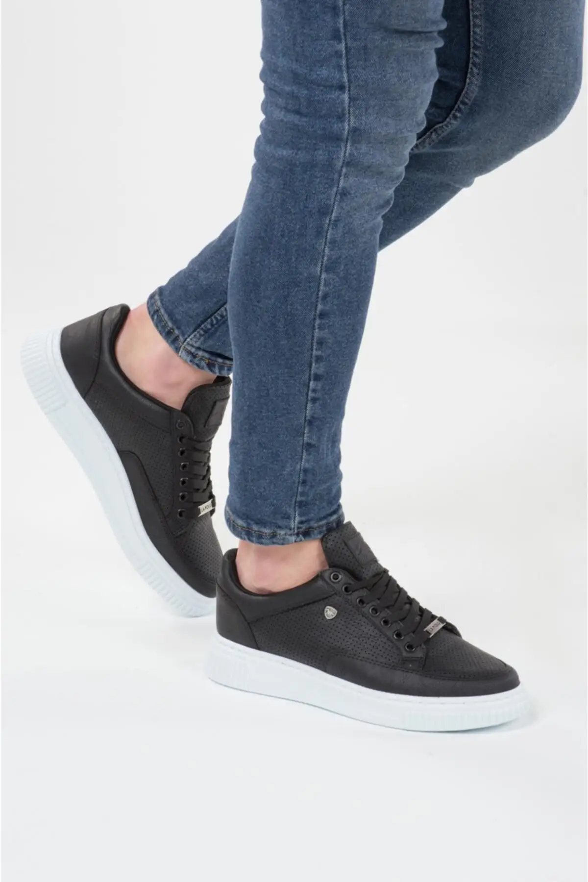 039สีดำสีกากีสไตล์ผู้ชายกีฬารองเท้าสบายทนทานแฟชั่นสบาย Showy Kullanışlı สามารถสวมใส่ได้ทุกวันที่น่าทึ่ง