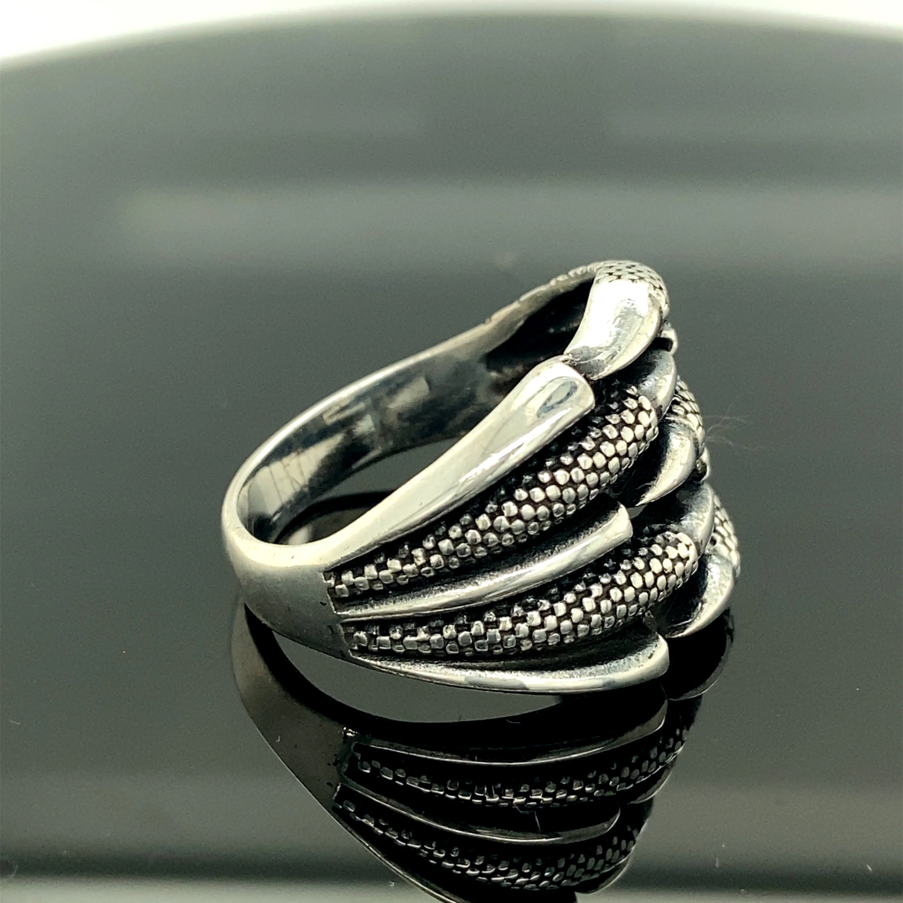 Eagle Claw Silver Men Ring, Claw Thumb Silver, Türkish Handmade , Gift For Him