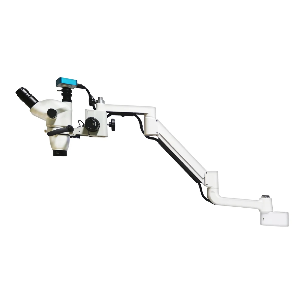 1080P Dental Operating Microscope Portable Surgical 10X Microscope/endodontic Microscope With Camera Zoom Objective 16 mega