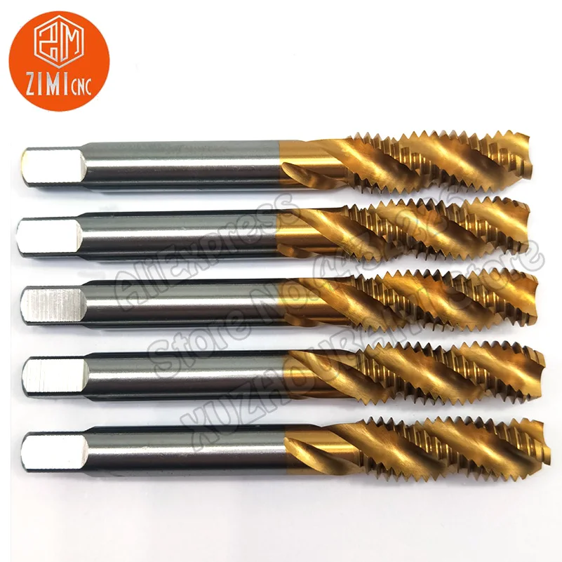1pcs Tap Drill M10*1.5 Titanium-plated Spiral Tap Processing Stainless Steel Threading Tool Thread Tap Screw Thread Tapping