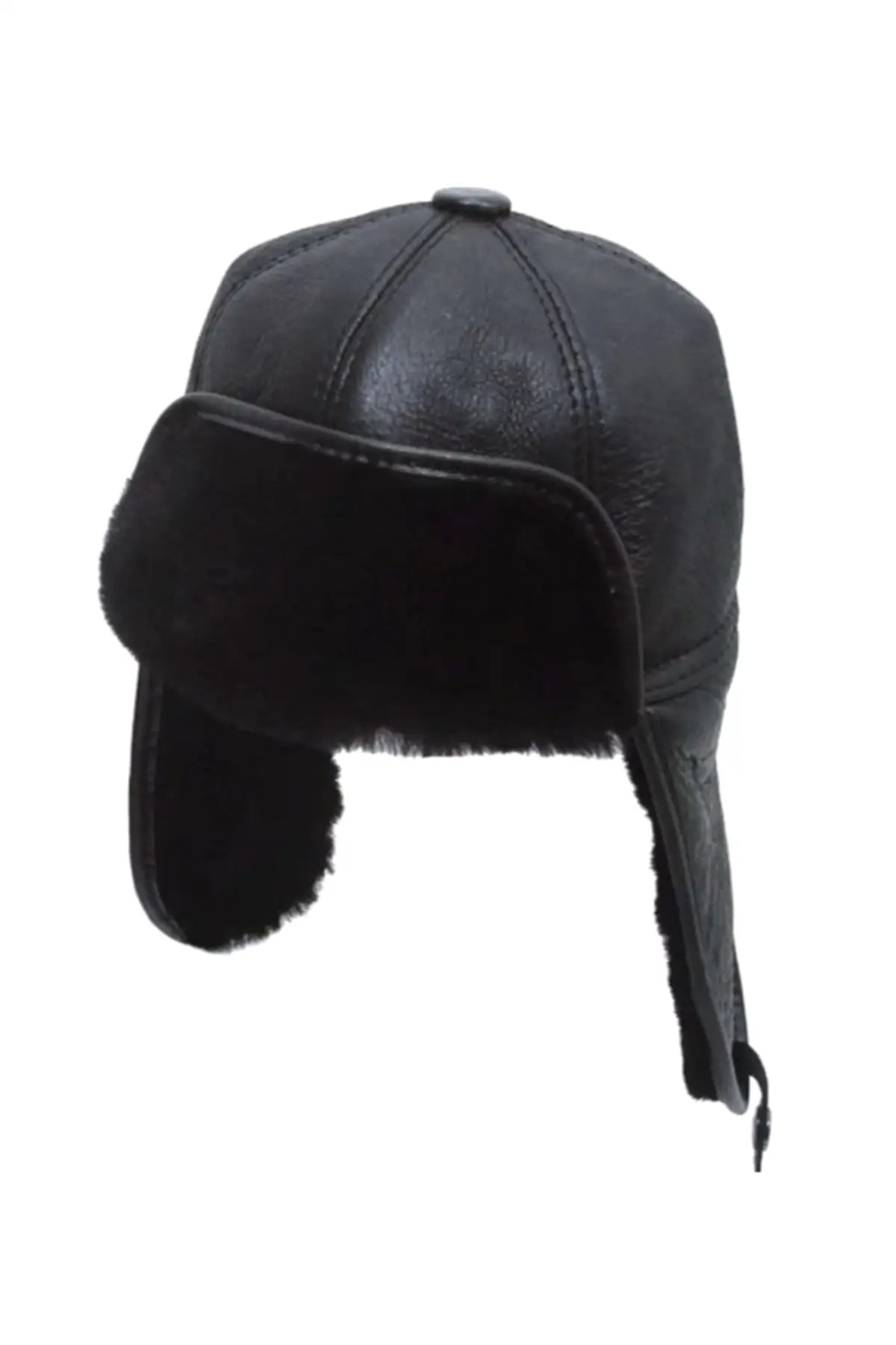 unisex  Furry Hat Winter Black Kalpak winter hat and beanie, sheepskin beanie