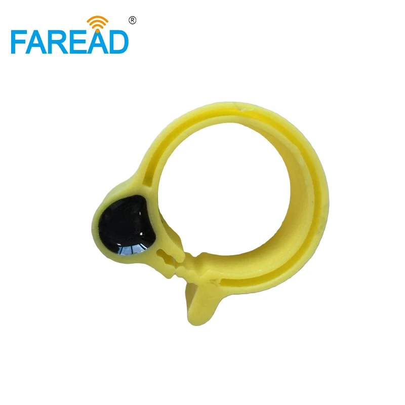 100pcs RFID EMID 칩 125KHz 전자 발 태그 링 치킨 버드 오리 ID 태깅