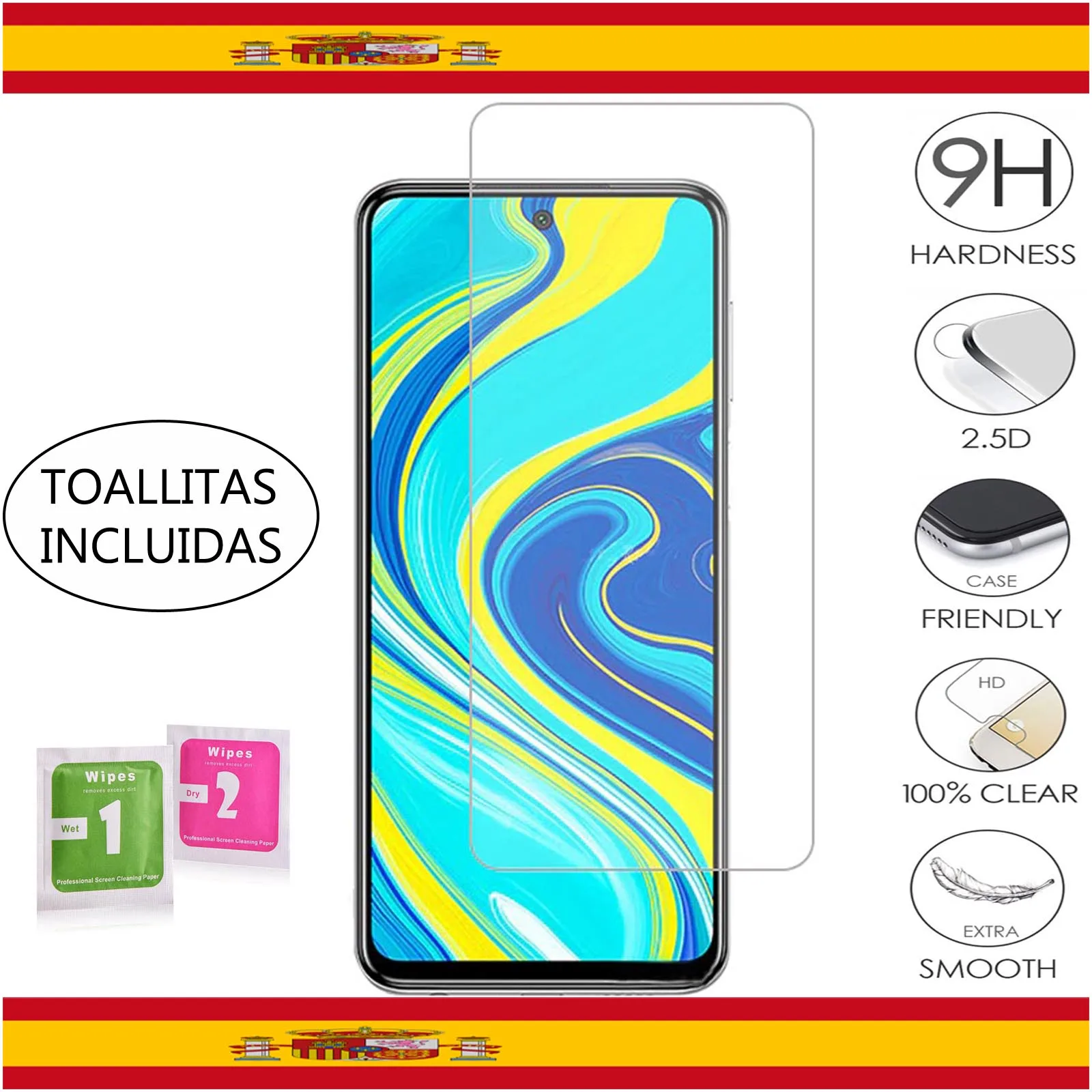 Screen Protector for Xiaomi Redmi Note 9S | Note 9 | Pro | Max | Redmi 9 Tempered Glass Tempered Glass Screen Protector