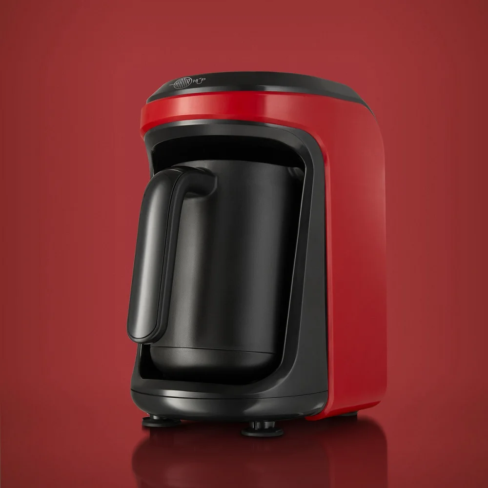 Türkische kaffee maschine arabisch griechisch espresso maschine rot