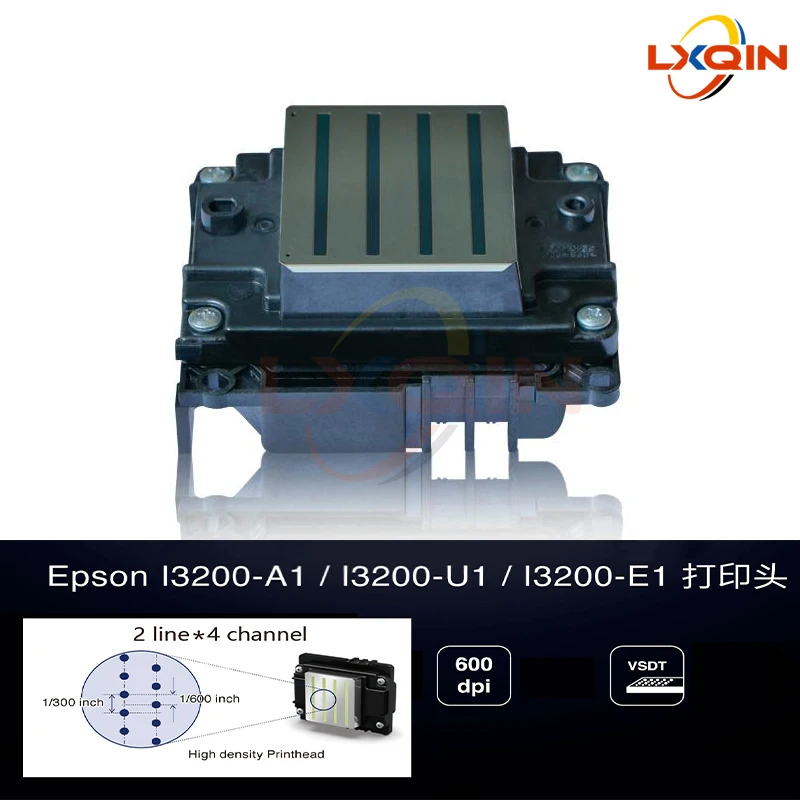 LXQIN-cabezal de impresión I3200 A1 para impresora Epson Allwin Xuli, Audly, cabezal de impresión para DTF, sublimación, trazador de boquilla de tinta a base de agua