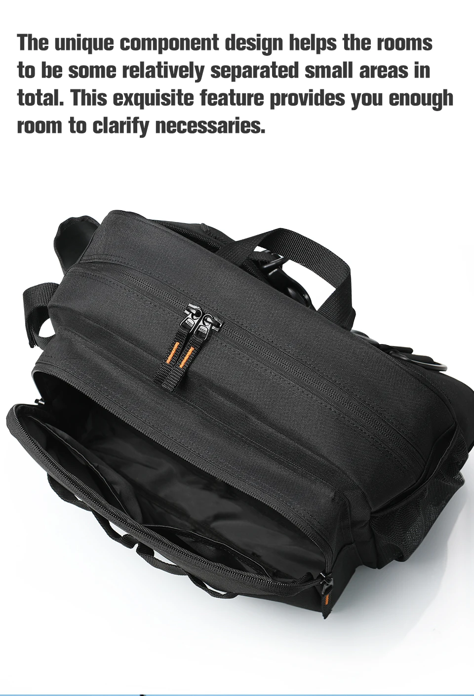 TSURINOYA Angelgerät Tasche Große Kapazität Multifunktionale Locken Pack Outdoor Schulter Tasche und Hüfte Tasche Boxen Zange Lagerung – Detail 6
