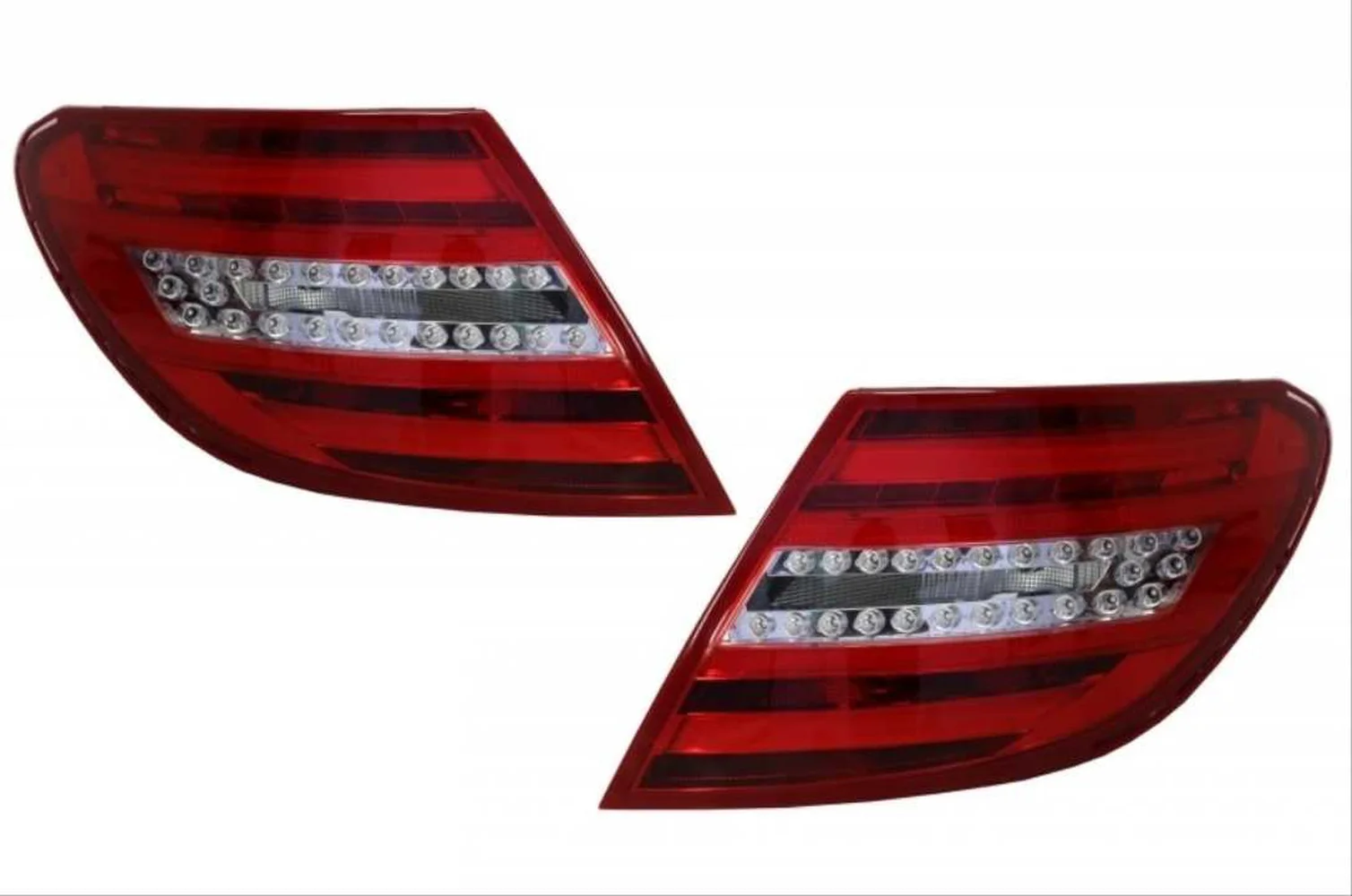 Taillight Assembly For Mercedes W204 C Series Facelift Animation LED Running Light Turn Signal LED Taillight High Quality