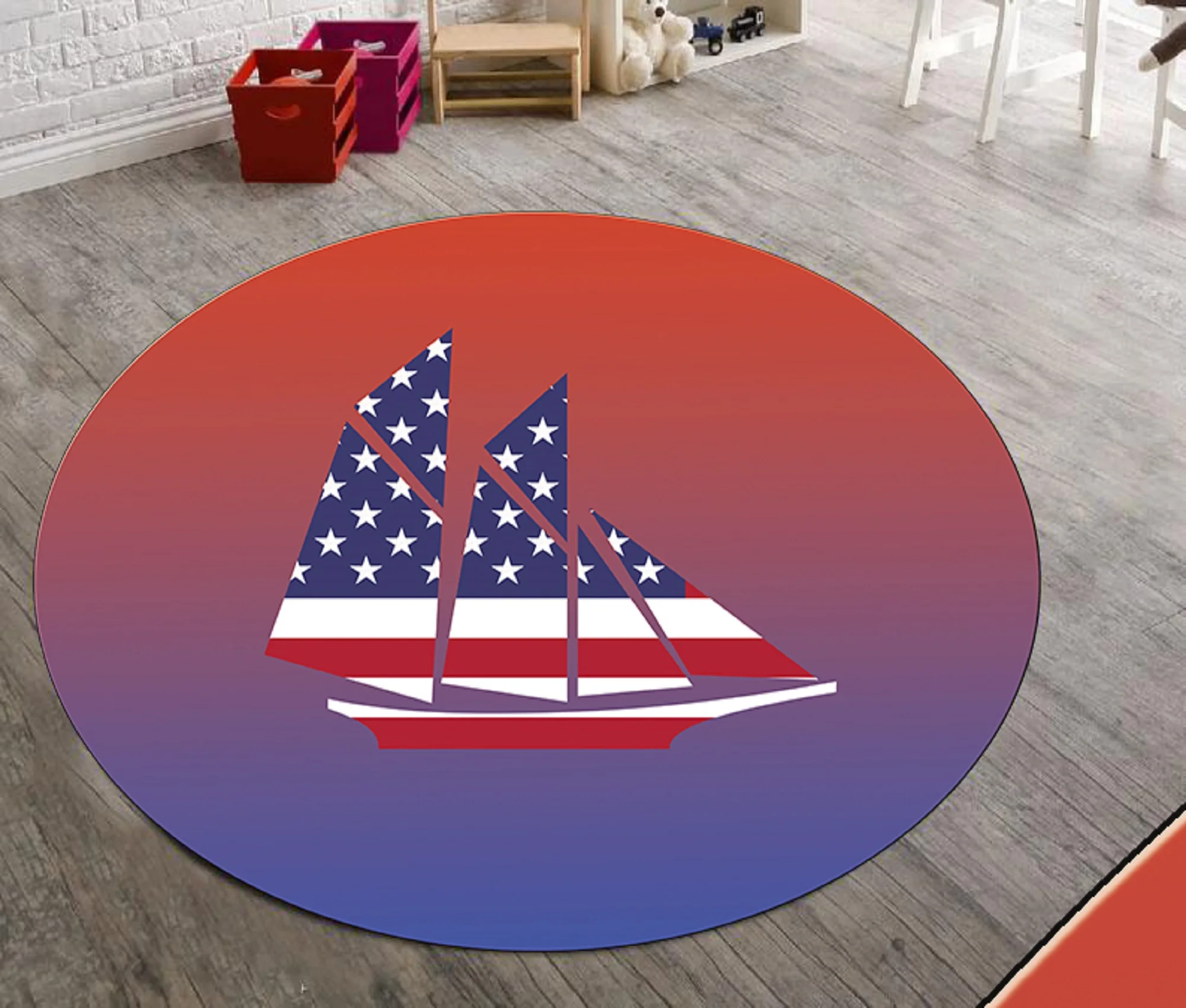 Captain America,Captain America Rug,Boys Room Rug,Round Rug,Round Carpet,Captain America Pattern Rug,Popular Rug,Themed Rug