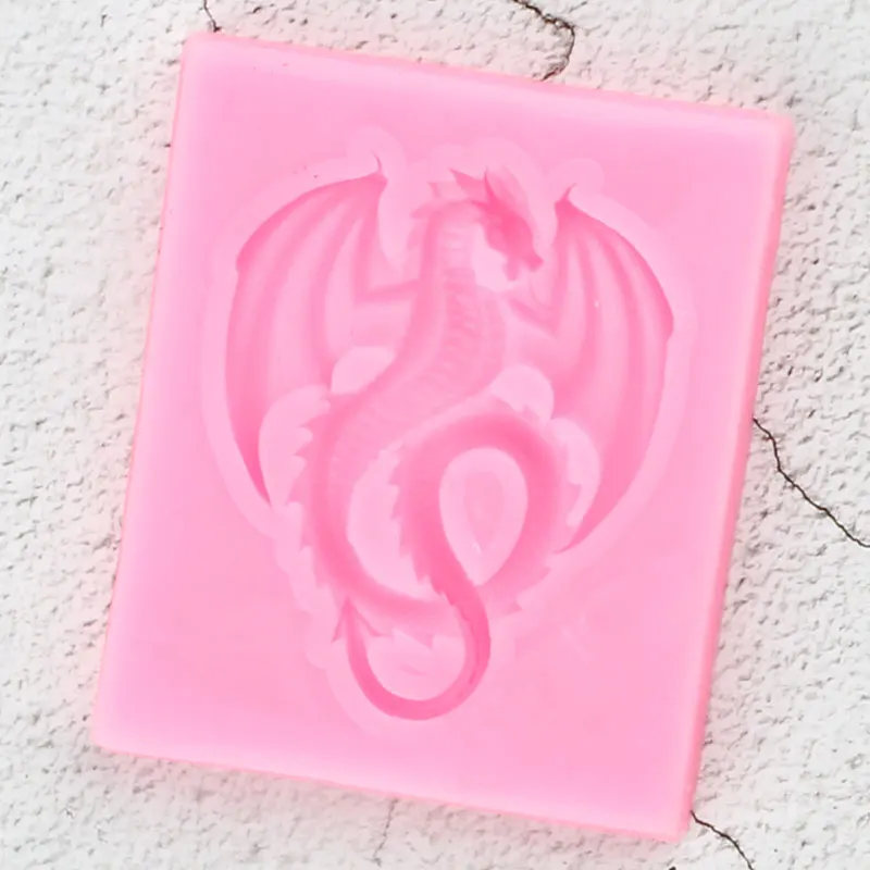 Flying Dragon Silicone Mold Fondant Molds DIY Party Cake Decorating Tools Cupcake Chocolate Gumpaste Candy Polymer Clay Mould