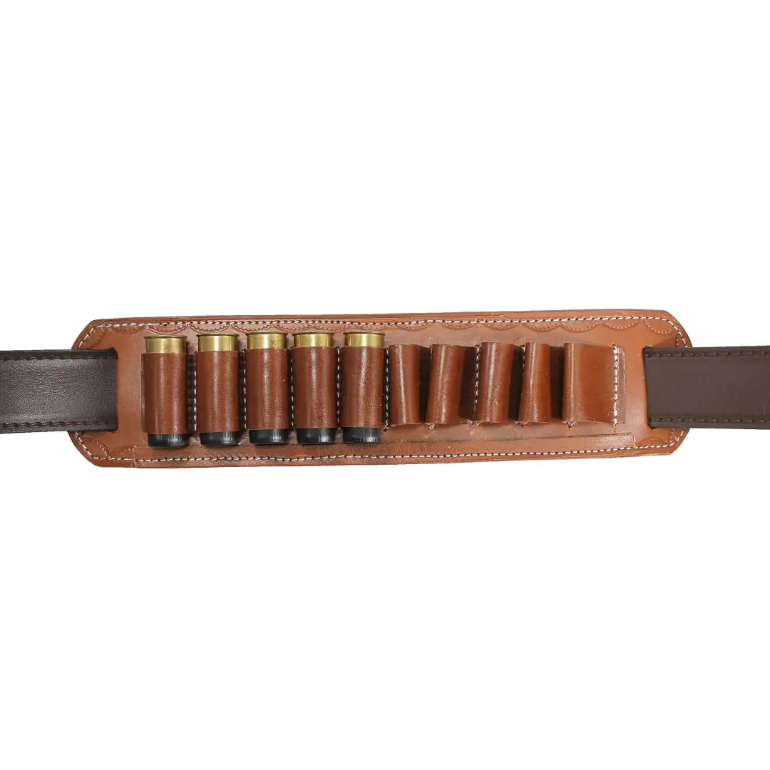 YT HOBBY Hunting Shotgun 12/20/30/36 Gauge Bullet Cartridges Sell Belt Real Leather Ammunition Holder Open Style 6/10 Slots