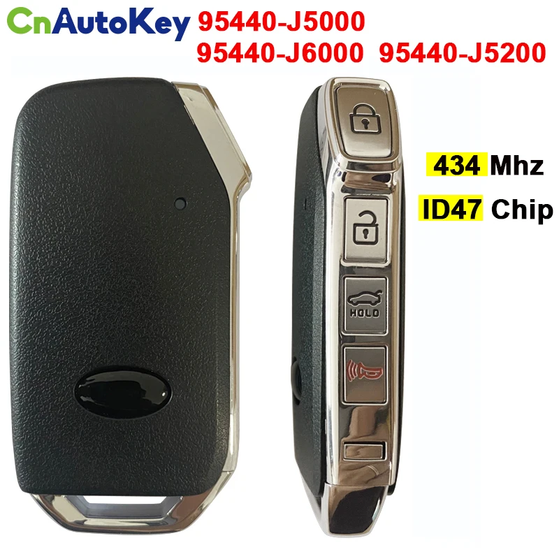 CN051153 Smart Remote Key Fob for Kia Stinger KIA K900 2018 2019 2020 Keyless go 434Mhz ID47 chip PN:95440 J5000 J5200 J6000