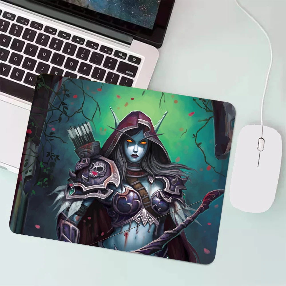 World of Warcraft Sylvanas Small Gaming Mouse Pad PC Gamer Keyboard Mousepad Computer Mouse Mat Laptop Anime Mause pad Desk Mat