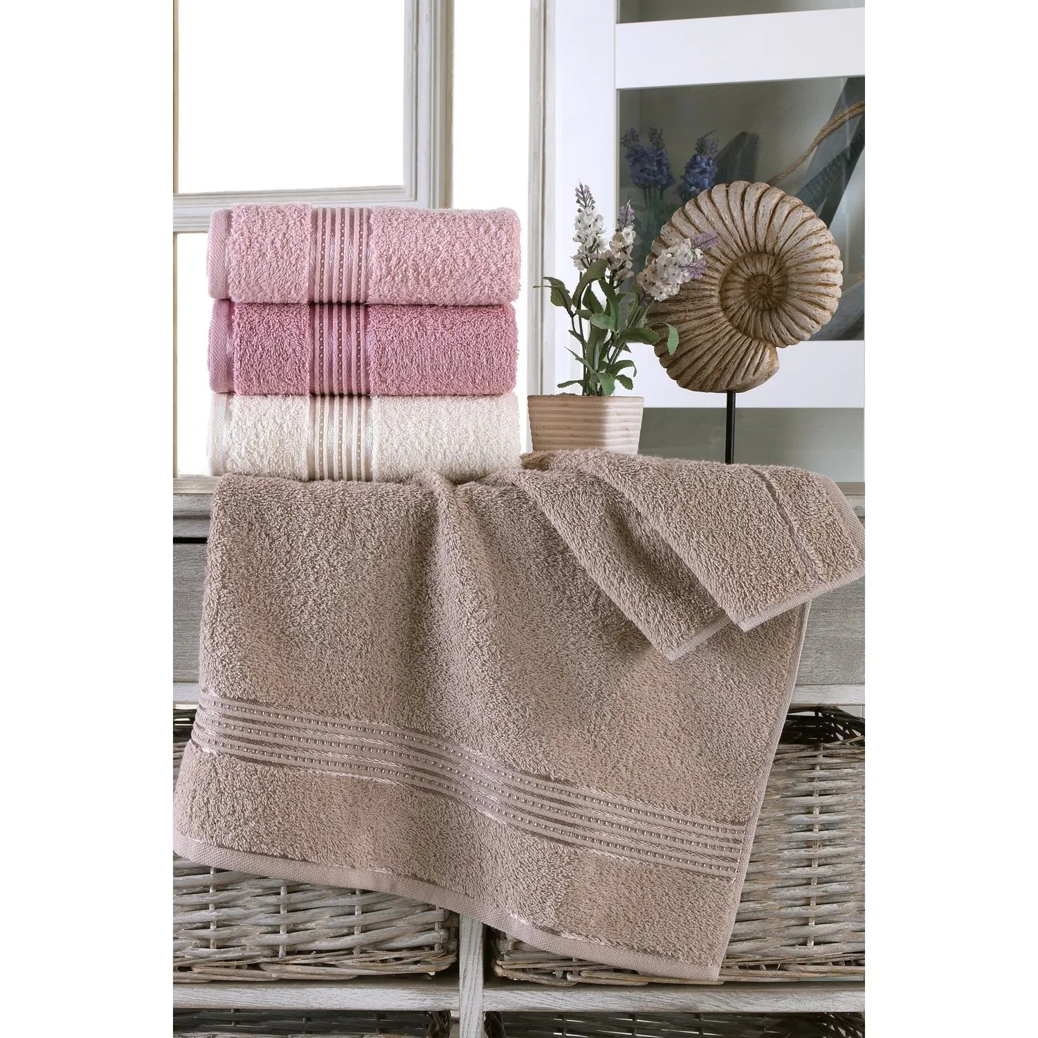 4Pcs 100%Cotton Soft Hand And Face Towel 50X90 Long Fiber Yarns Fast Drying  Absorbent Antibacterial Home 2021 Fashion