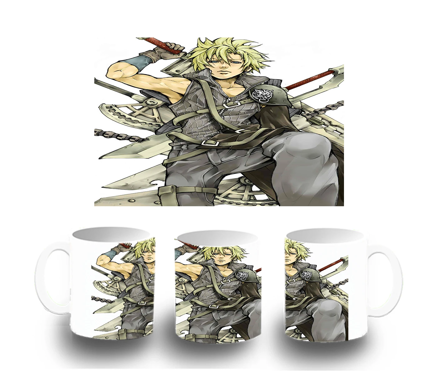 Plastic CUP FANART CHARACTER RPG plastic mug