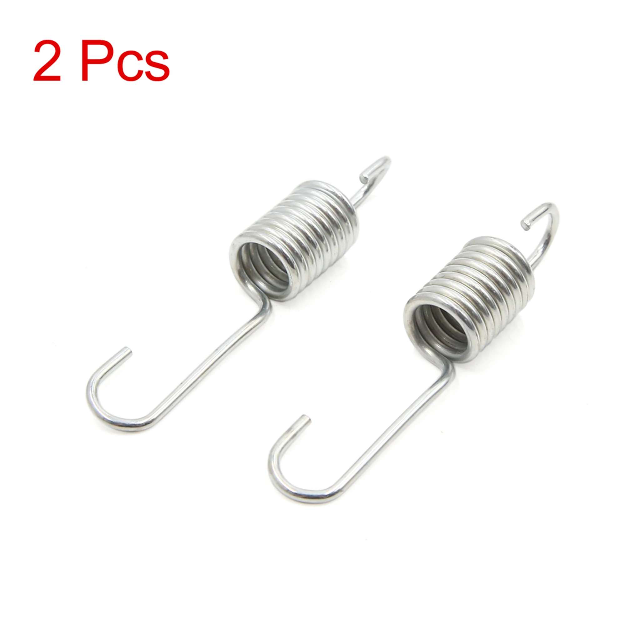 Uxcell 2pcs 8cm Length Brake Return Spring for CG125 Silver Tone Metal Motorcycle Brake Pedal Return Spring