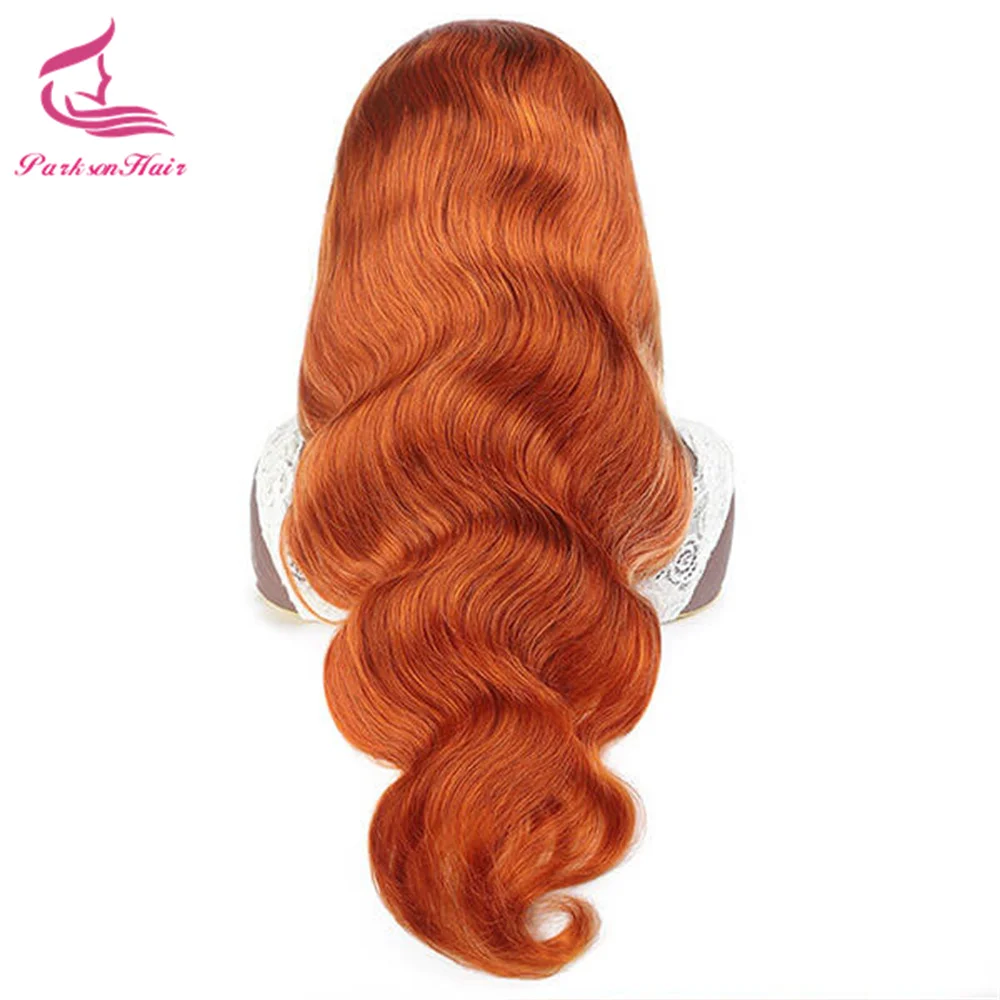 13x4 Transparent Front Wig  Highlight Ginger Orange 613 Honey Blonde Body Wave 13x6 HD Lace Frontal Human Hair Wigs For Women