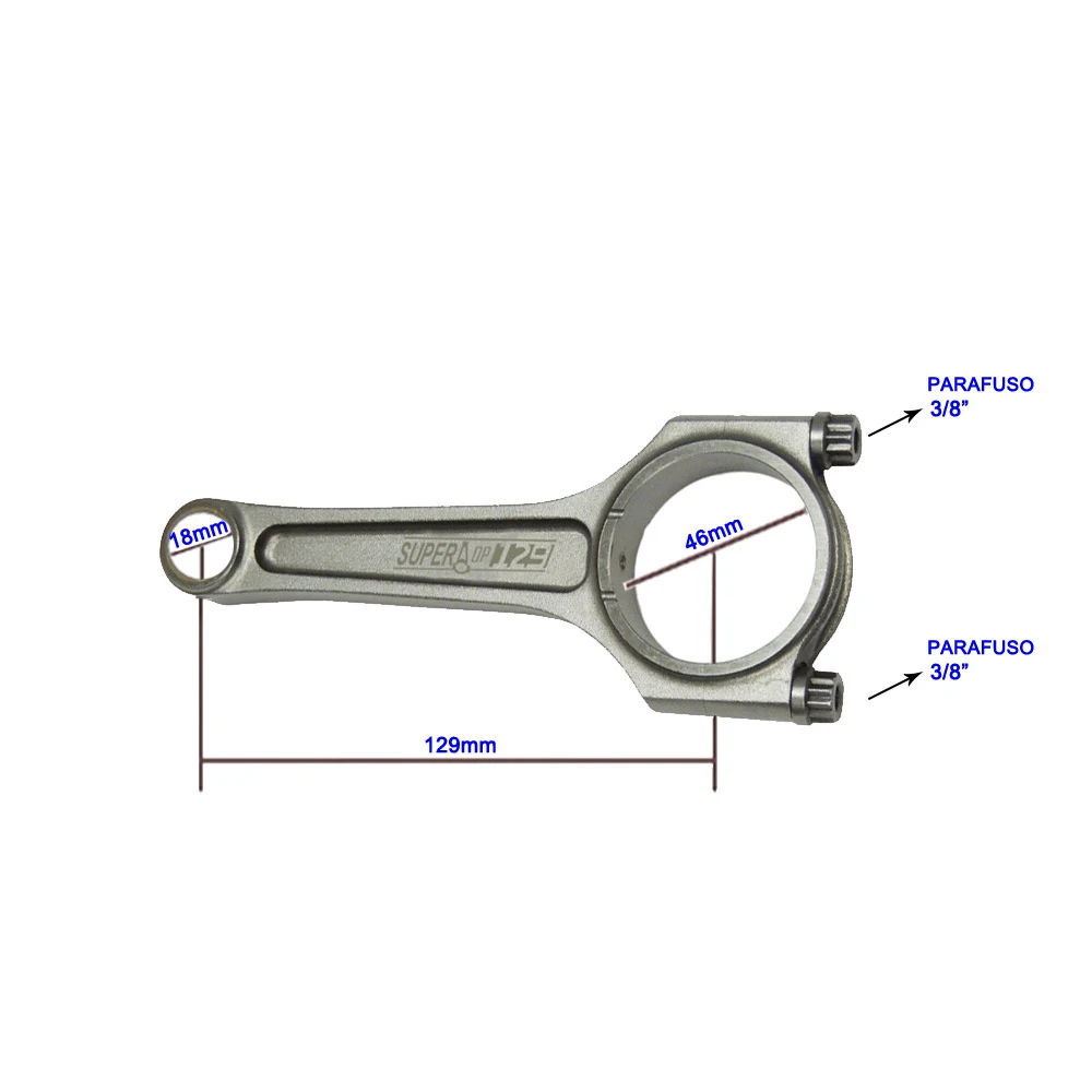 Forged Connecting Rods & Bolts For Opel C16NE C16XE X16XE Z16LER Z16LET Z16LEH Corsa B 8v 16v 129mm A-BEAM MVLBIL67