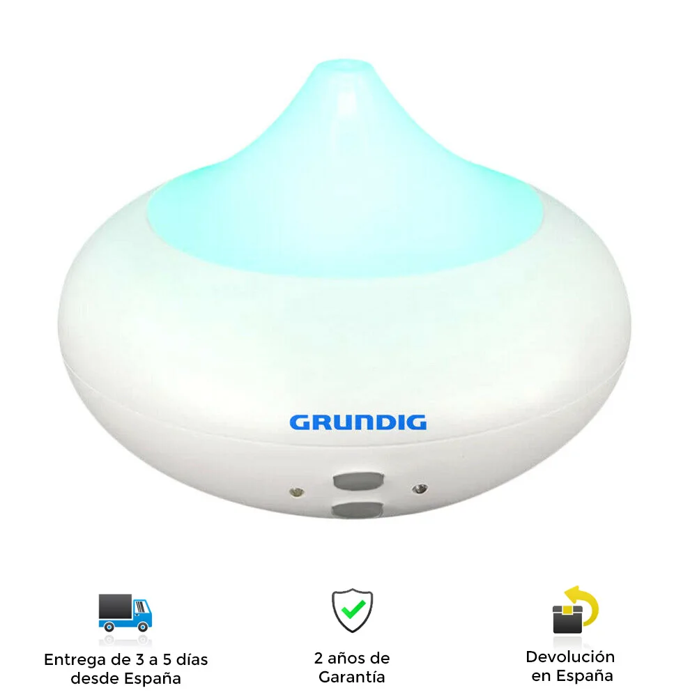 Aromatic Grundig diffuser, humidifier, led light, 8 colors, ultrasound, aromatherapy, portable, decorative, diffuser, aromatherapy diffuser, aromatherapy humidifiers