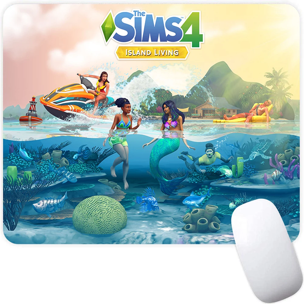 Perfectny klawiaturka i myszka dla graczy: ocena maty do gry The Sims 4 XXL