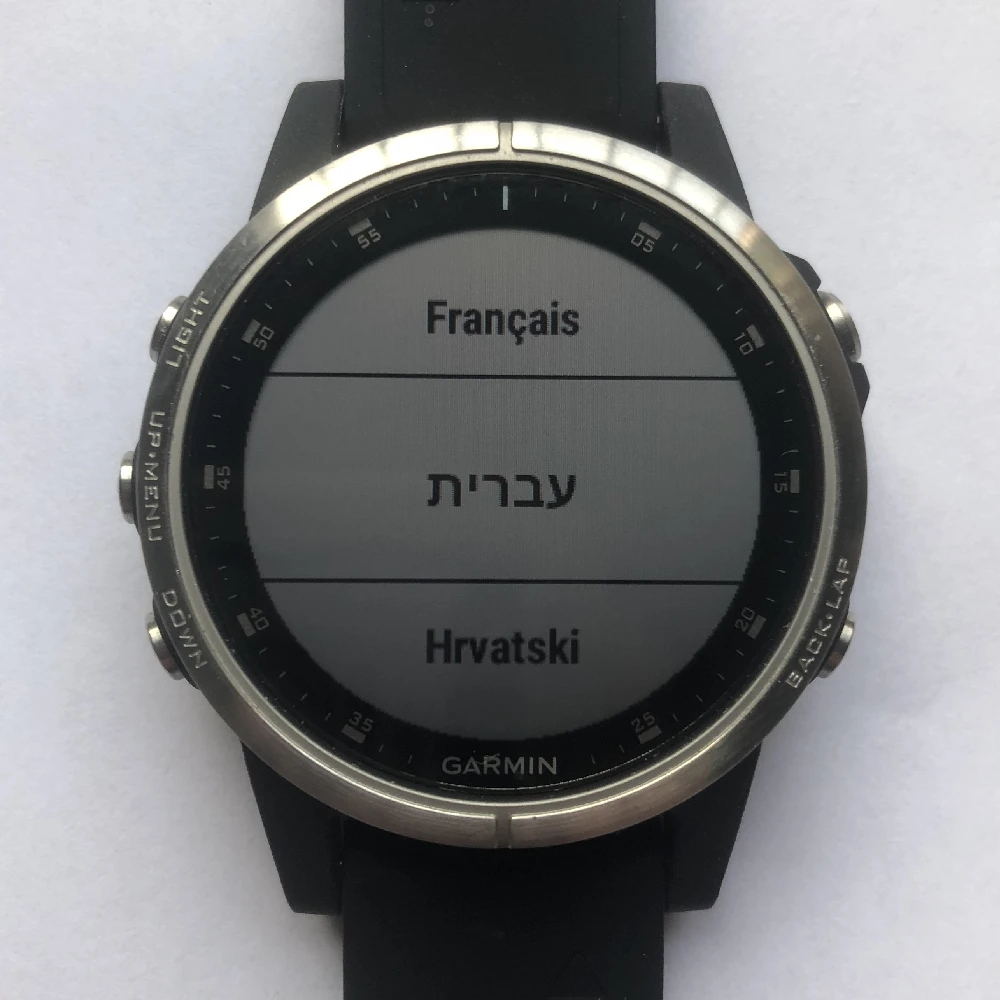 Original Garmin Fenix5s Plus computer watch Used 90% New GPS Second-hand Support English Portuguese Spanish French Cheap DH DM