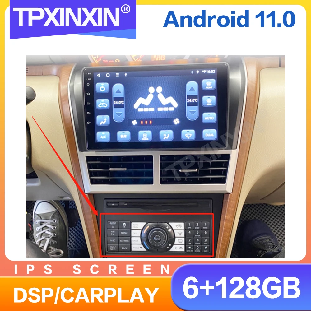 128GB Android 11 AutoRadio For Nissan Serena QRV-R 2010-2016 Car Auto Radio CarPlay Multimedia Player Stereo Navi GPS Head Unit