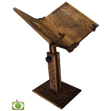 Mini Lift Wood Lectern-Line carved-Wood Place Rahlesi pakistan arabic dubai quality Muslim malaysian islamic QURAN READ BOOK