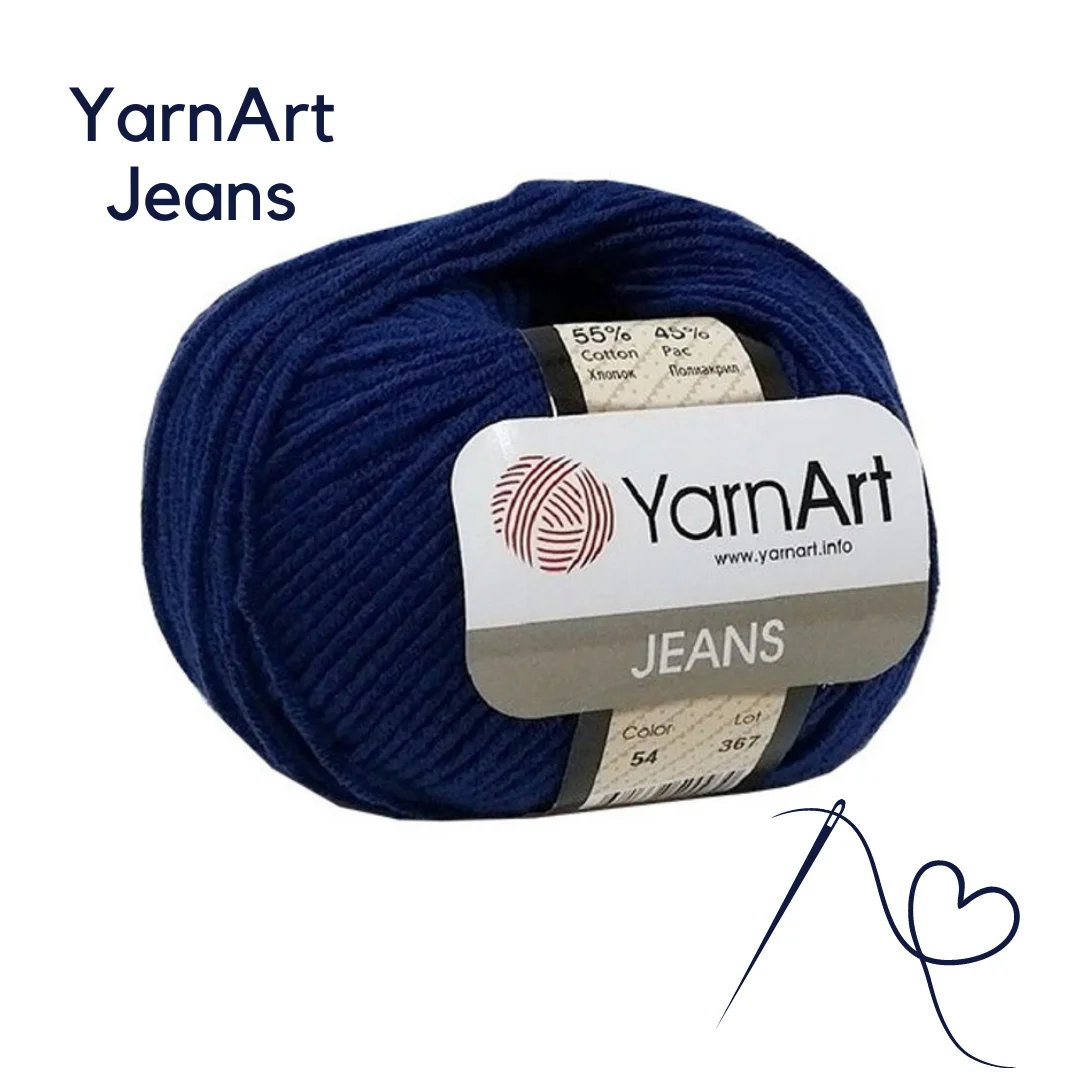 YarnArt Jeans Cotton Wool Yarn DIY Crochet Supplies Amigurumi Thread Baby Doll Sweater Shawl Knitting Craft Handmade Lanas