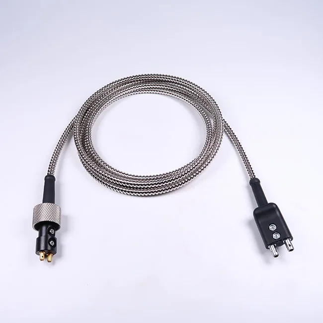 Dual หุ้มเกราะสาย GE C123สูงอุณหภูมิ Probe สำหรับ DA590 Ultrasonic Transducer/Probe