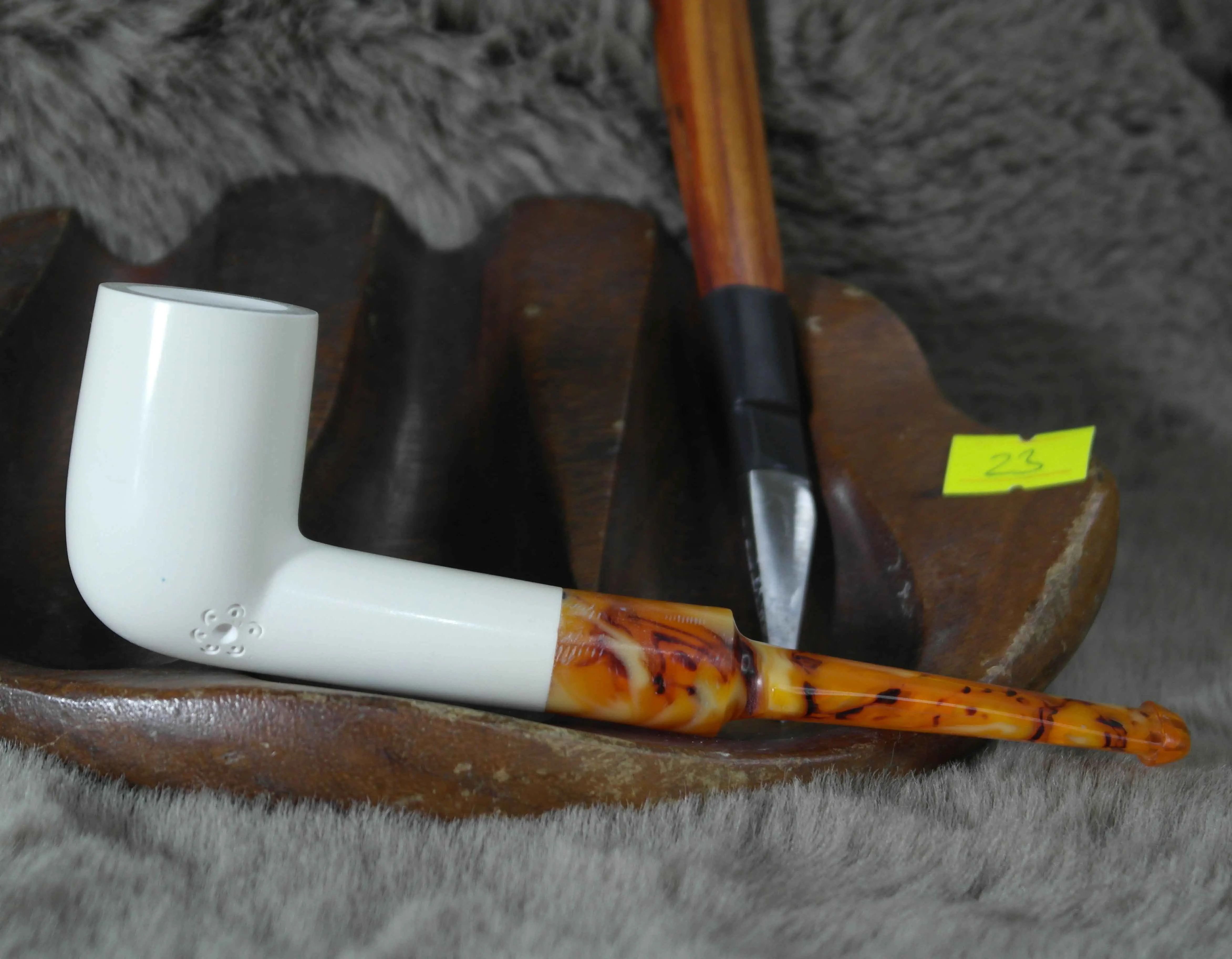 Handmade Block Meerschaum Pipe