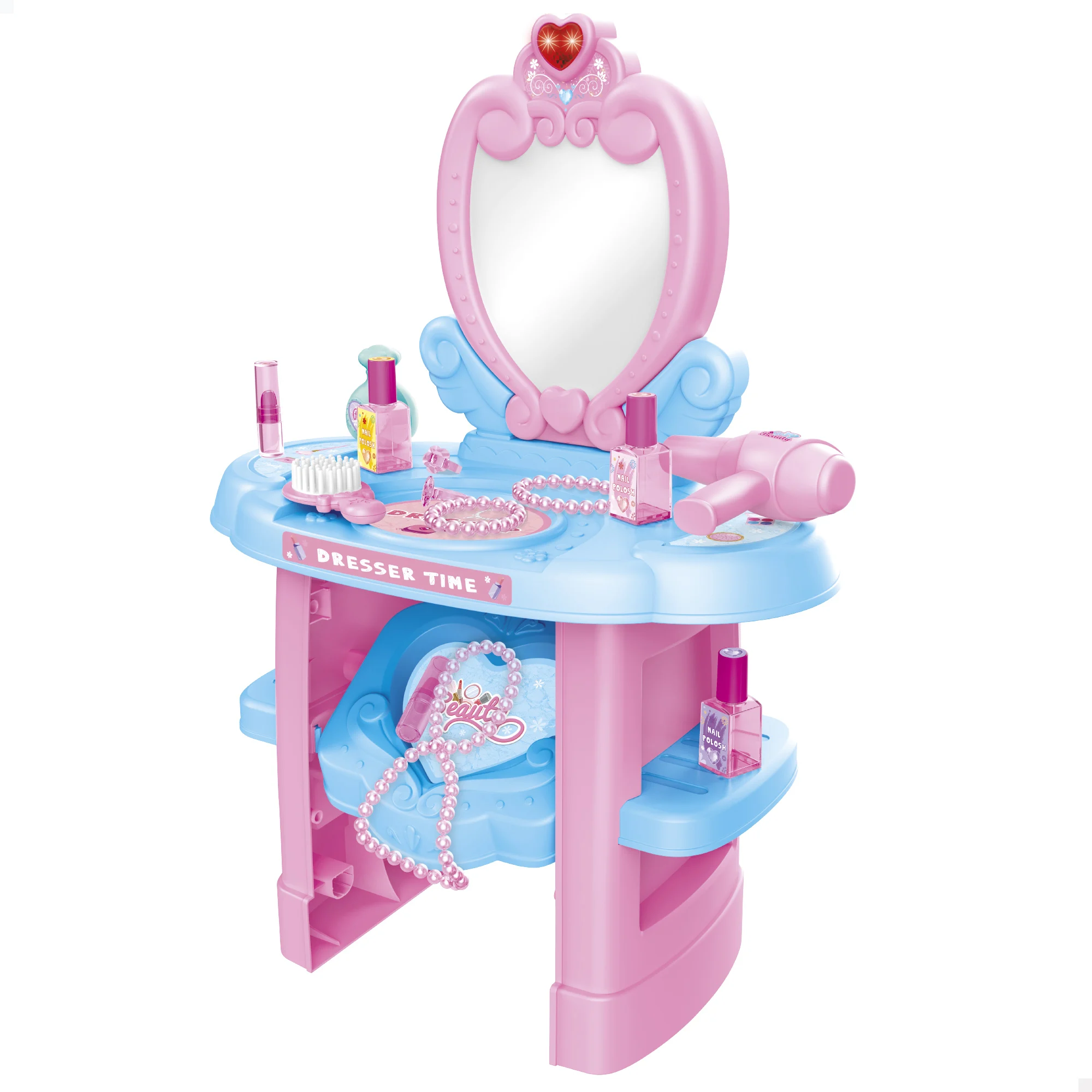 Beauty Center interactive children's vanity Beauty Fashion Princess, Beauty center, educational toys girls 3 years old, educational toys Kids 3 years old, imitation toys, child makeup vanity