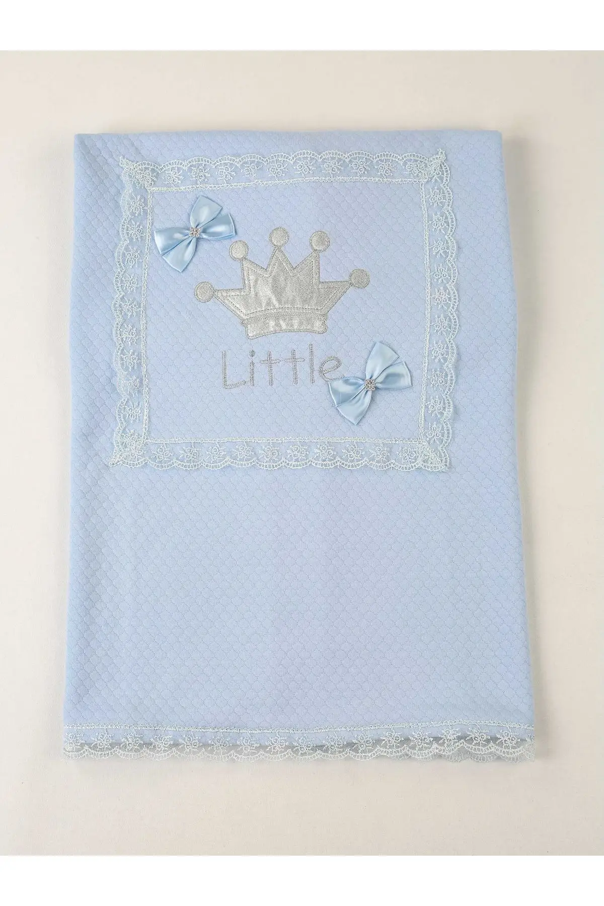 Blue 85 X85 cm Male Baby Swaddle Blanket