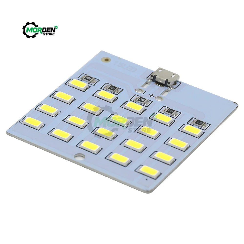 5730 smd 5V 430mA~470mA White Mirco Usb 5730 LED Lighting Panel USB Mobile Light Emergency Light Night Light Accessories