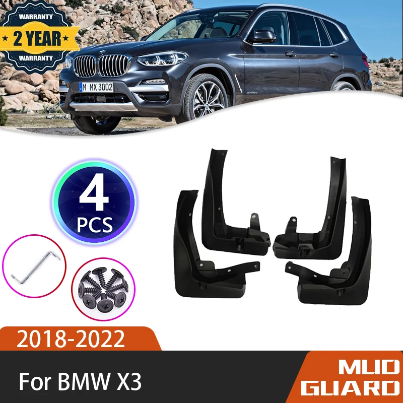 

4 шт./комплект, Автомобильные Брызговики для BMW X3 M Sport G01 2018-2022