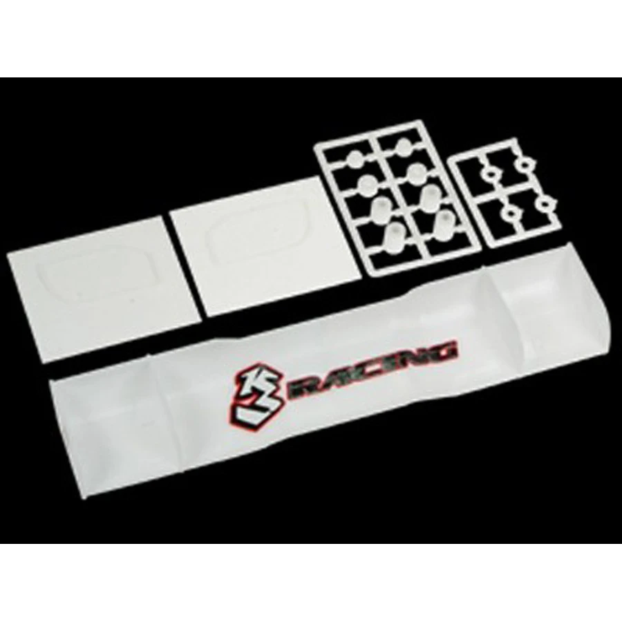 Racing. Spoiler for RC cars 1/10 185mm (3RAC-WG185/WI). Ailerons for rc cars