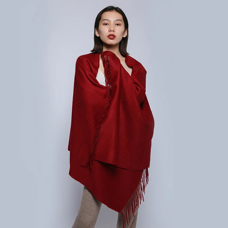 Luxusmarke Kaschmir großer Schal für Frauen weicher Damenschal 200*70 cm Herbst Winter Echter Pashmina Neue Stile