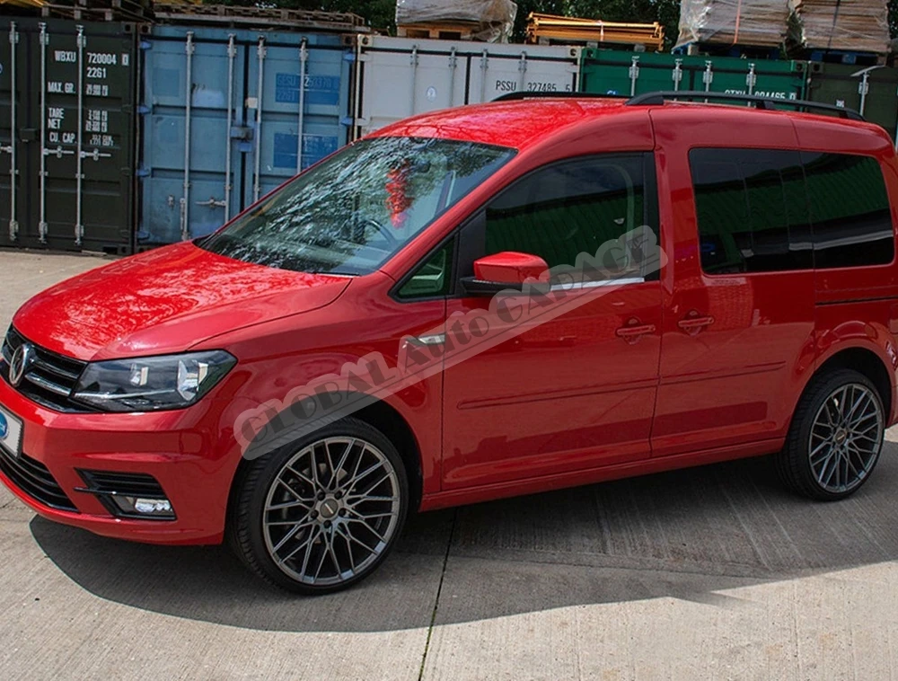 For Volkswagen Caddy 2015-2020 Chrome Window Moulding Window Frame Framework Auto Accessory Diffüser Spilitter Car-styling