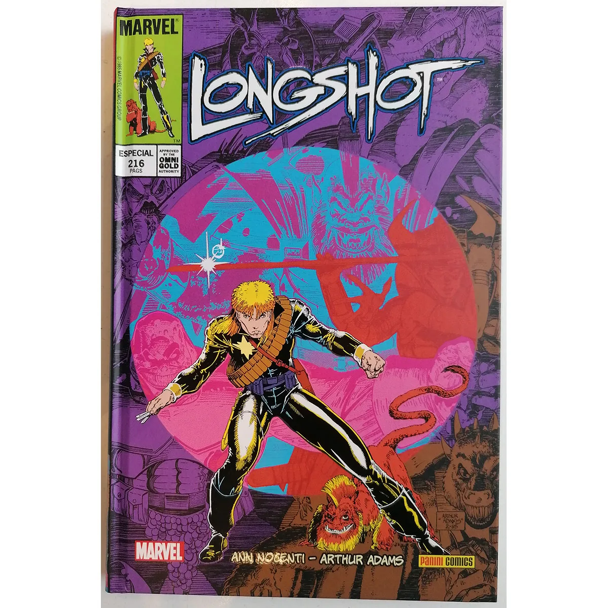 MARVEL, LONGSHOT, ED. PANINI, year 2021, author ARTHUR ADAMS, comic BOOK in Spanish, TEBEO